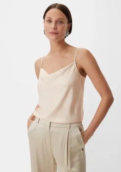 Trägertop aus Satin