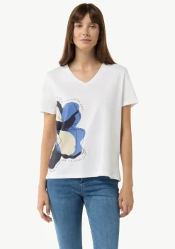 T-Shirt aus Jersey mit Front- und Rückenprint