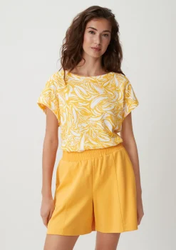 T-Shirt mit überschnittenen Schultern