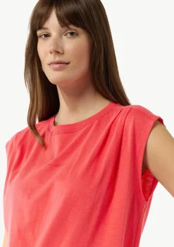 T-Shirt mit überschnittenen Schultern