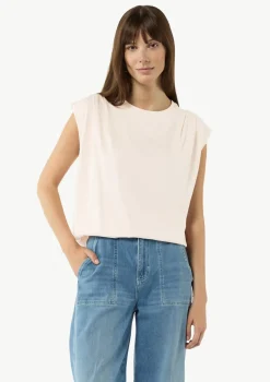 T-Shirt mit überschnittenen Schultern