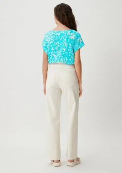 T-Shirt mit überschnittenen Schultern