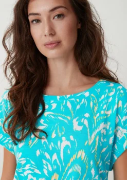 T-Shirt mit überschnittenen Schultern