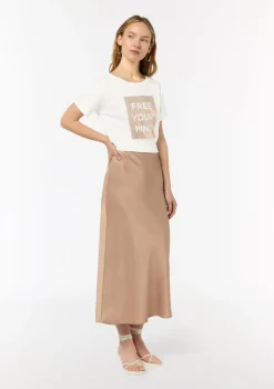 T-Shirt mit Frontprint im Boxy Cut