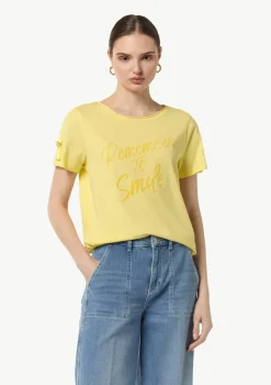 T-Shirt mit Logo-Tape auf den Schultern