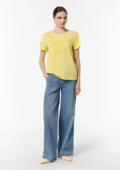 T-Shirt mit Logo-Tape auf den Schultern