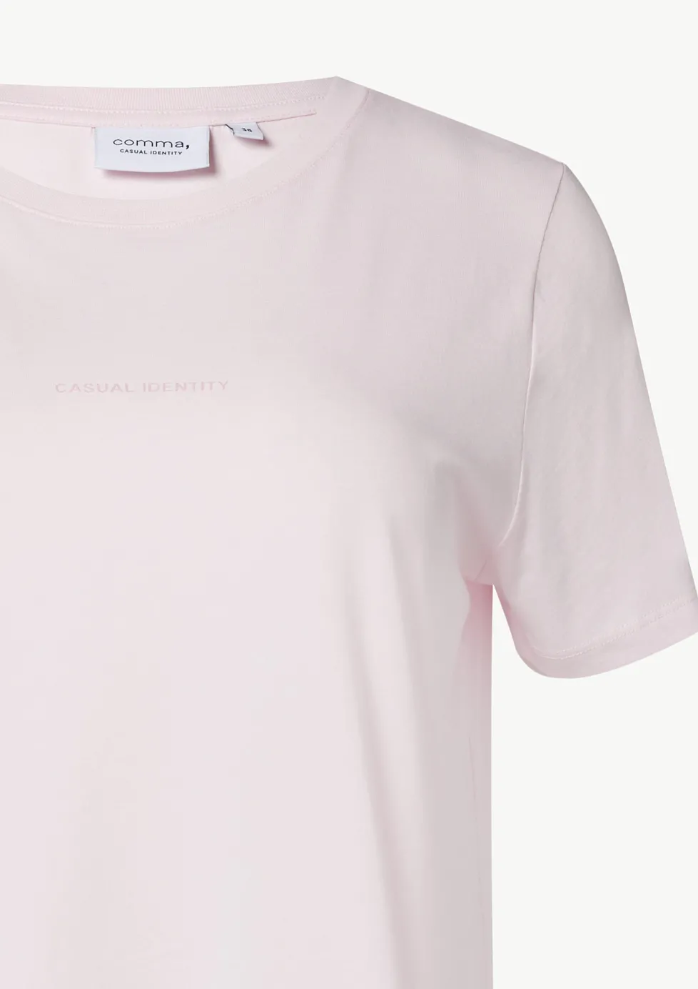 T-Shirt mit Rundhals-Ausschnitt und Front-Print