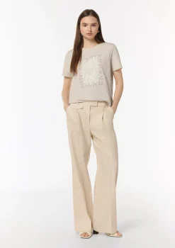 T-Shirt mit Statement-Print