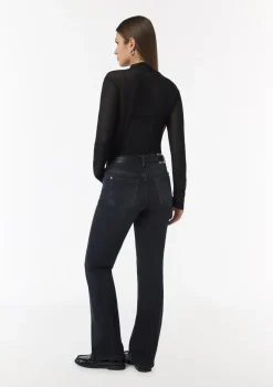 T-Shirt mit Stehkragen