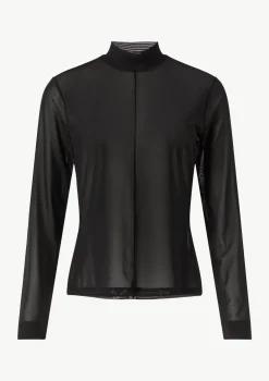 T-Shirt mit Stehkragen