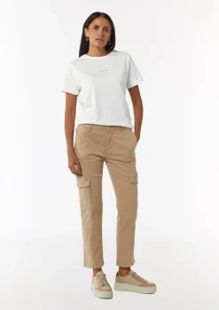 T-Shirt mit Stickerei-Detail