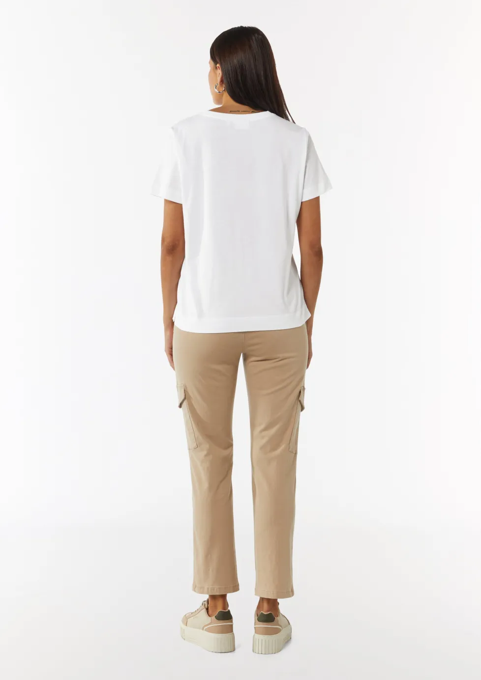 T-Shirt mit Stickerei-Detail