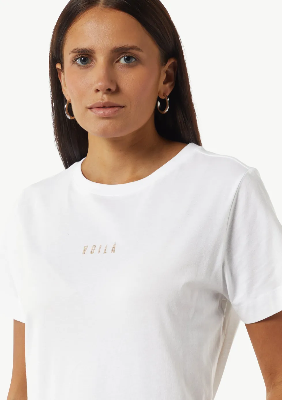 T-Shirt mit Stickerei-Detail