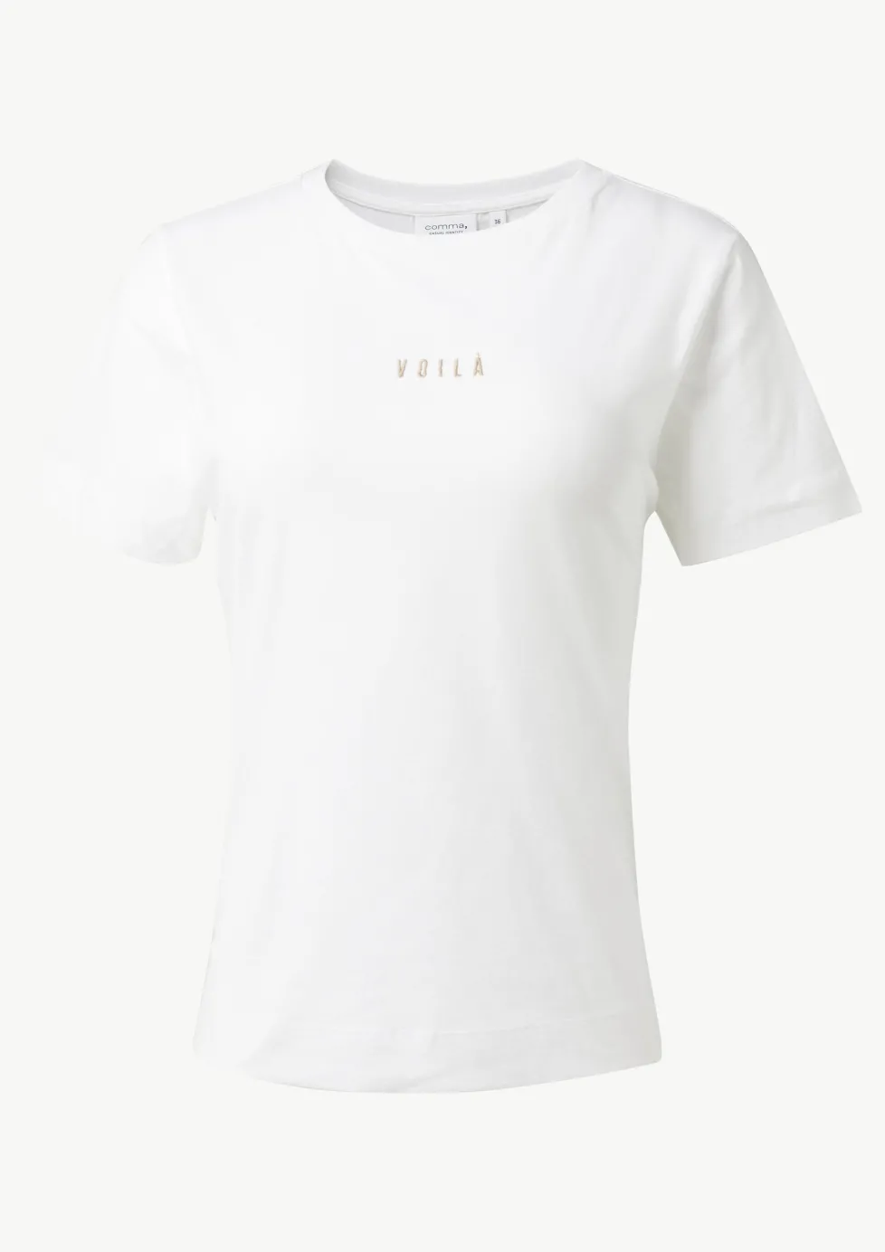 T-Shirt mit Stickerei-Detail