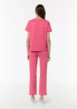 T-Shirt mit Streifenmuster