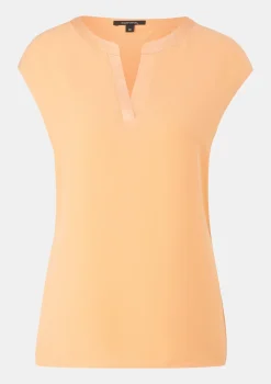 T-Shirt mit Tunika-Ausschnitt