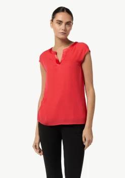 T-Shirt mit Tunika-Ausschnitt