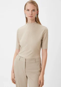 T-Shirt mit Turtleneck