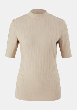 T-Shirt mit Turtleneck