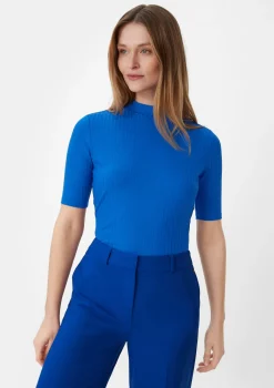 T-Shirt mit Turtleneck