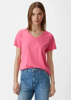 T-Shirt mit V-Ausschnitt