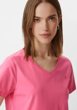 T-Shirt mit V-Ausschnitt