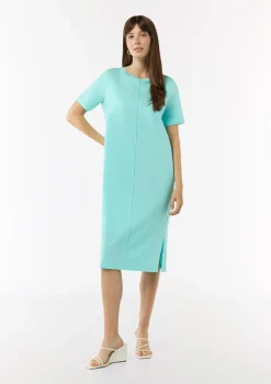 T-Shirt-Kleid mit seitlich geschlitztem Saum