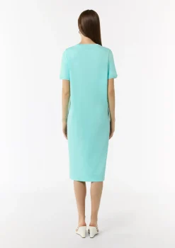 T-Shirt-Kleid mit seitlich geschlitztem Saum