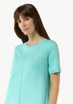 T-Shirt-Kleid mit seitlich geschlitztem Saum