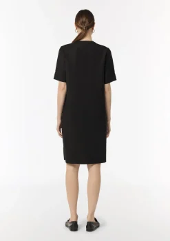 T-Shirt-Kleid mit Stehkragen