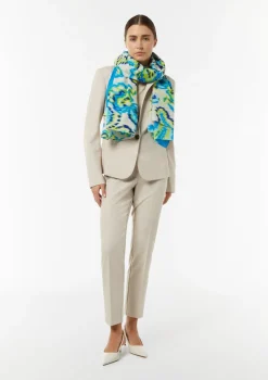 Tuch aus Baumwolle mit abstraktem Muster