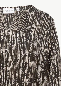 Tunikabluse mit All-over-Print