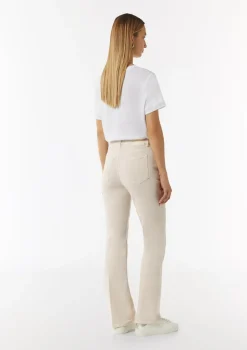 Twill-Hose mit Flared Leg