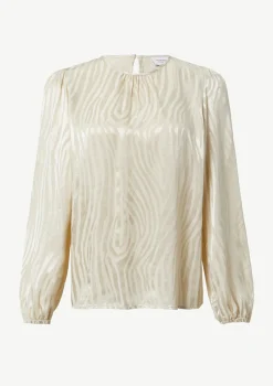 Viskose-Bluse in Animal-Optik