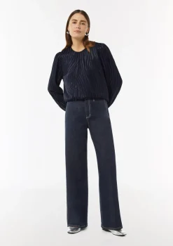 Viskose-Bluse in Animal-Optik