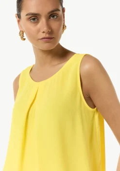 Viskosebluse mit Crêpestruktur