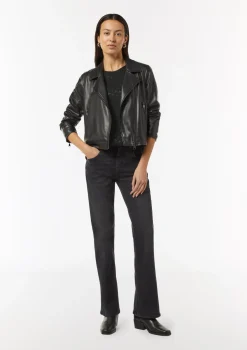 Viskosebluse mit Hahnentrittmuster