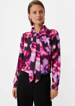 Viskosebluse mit Schluppe