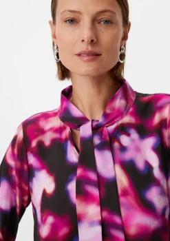 Viskosebluse mit Schluppe