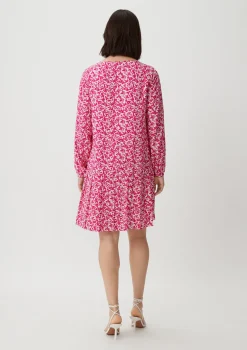 Viskosekleid aus Popeline