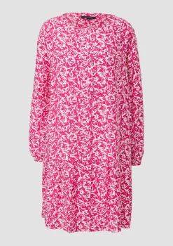 Viskosekleid aus Popeline