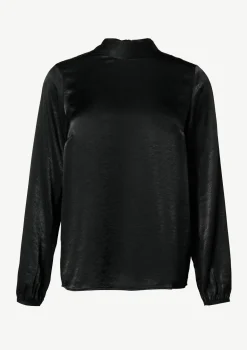 Viskosemix-Bluse mit Bindedetail