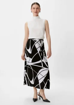 Viskose-Rock mit Bindeband