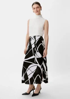 Viskose-Rock mit Bindeband