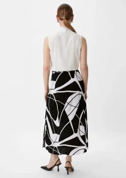 Viskose-Rock mit Bindeband