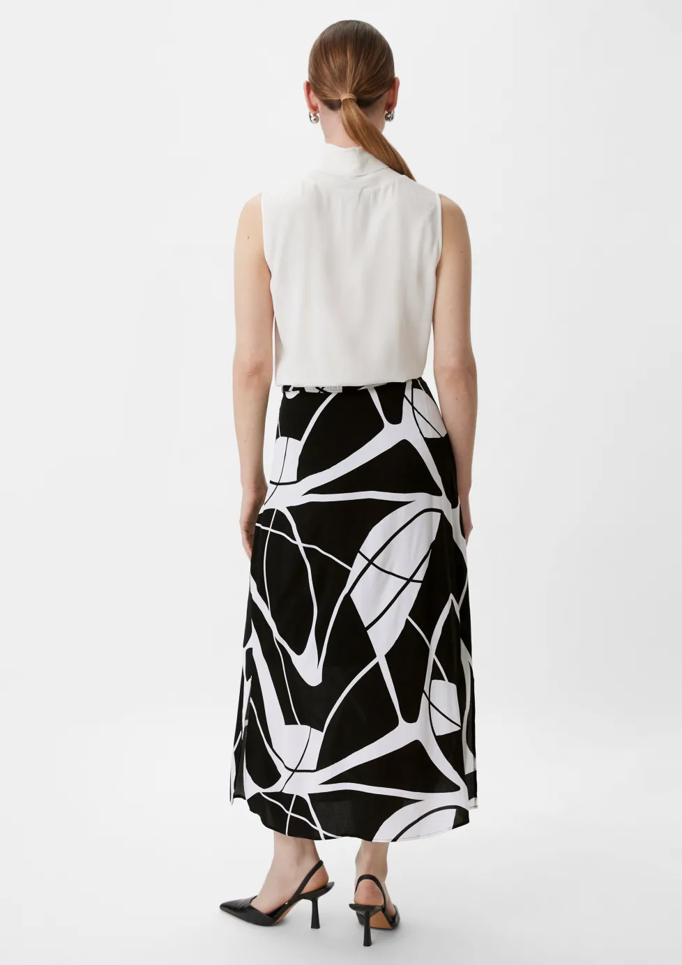 Viskose-Rock mit Bindeband