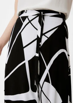 Viskose-Rock mit Bindeband