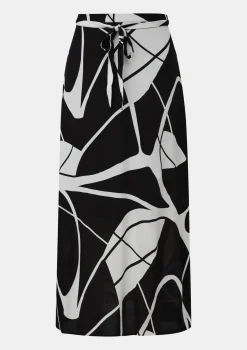 Viskose-Rock mit Bindeband