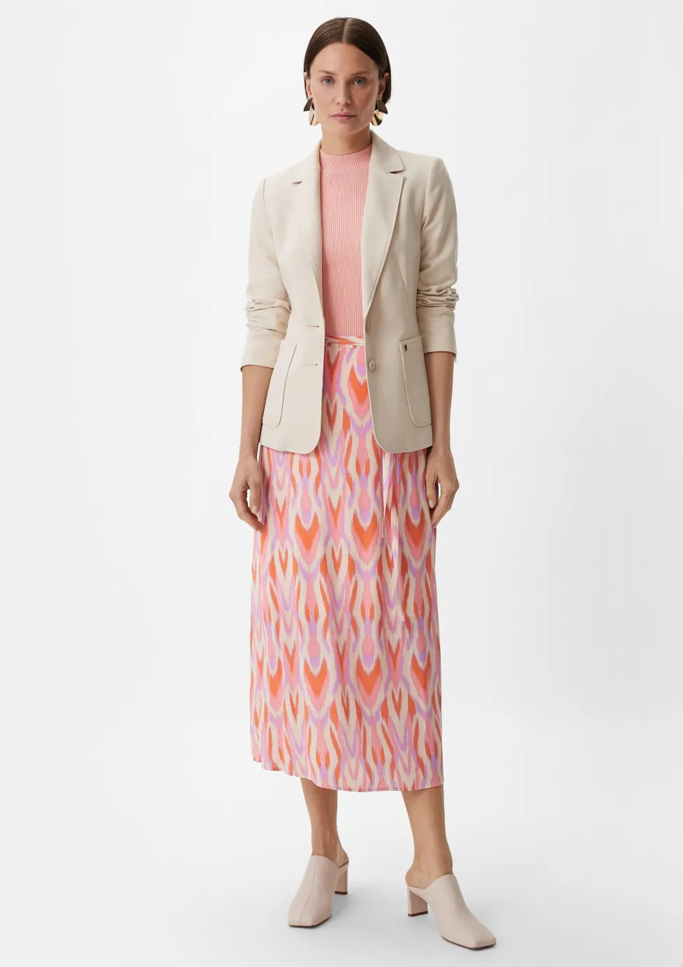 Viskose-Rock mit Bindeband