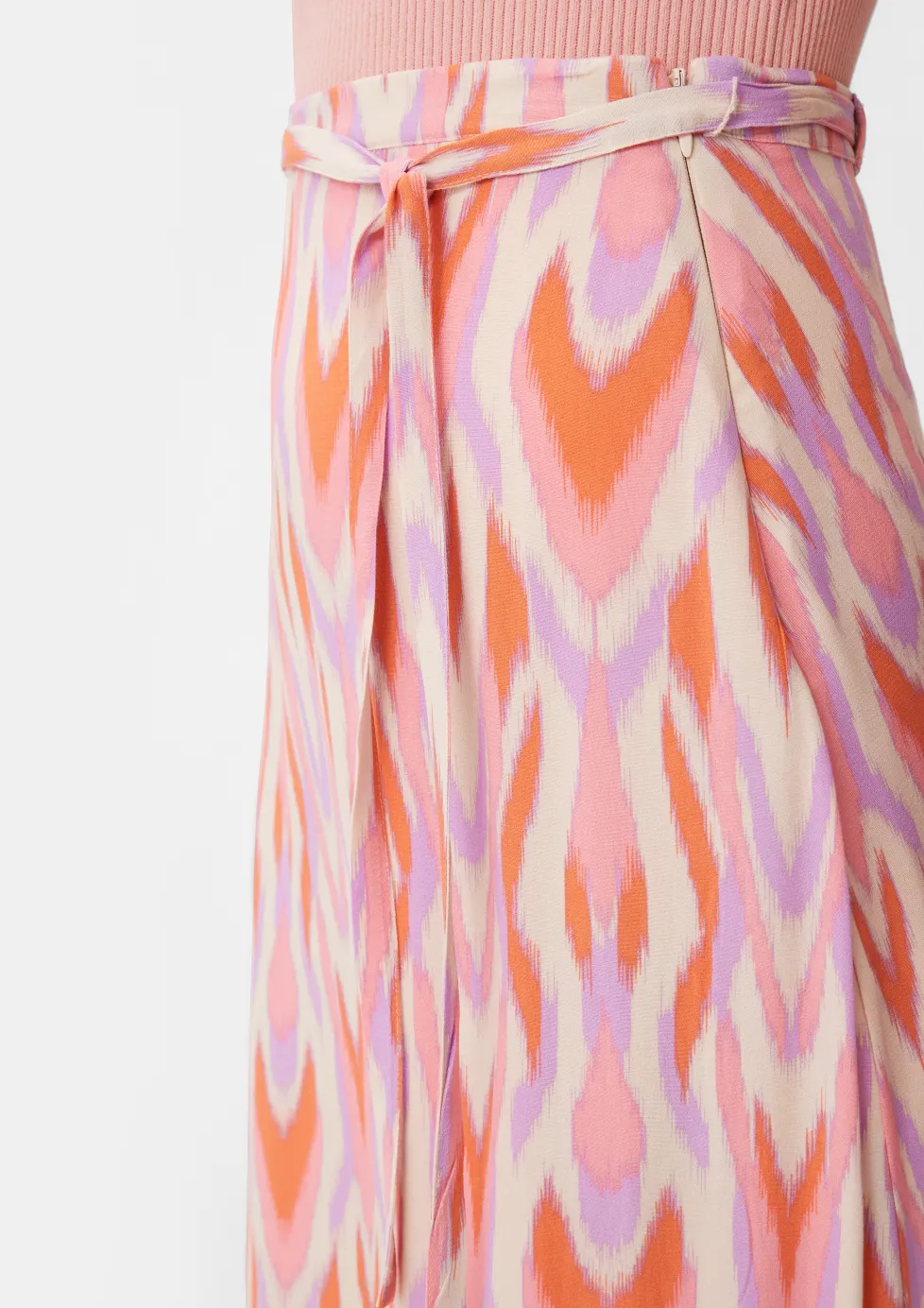 Viskose-Rock mit Bindeband